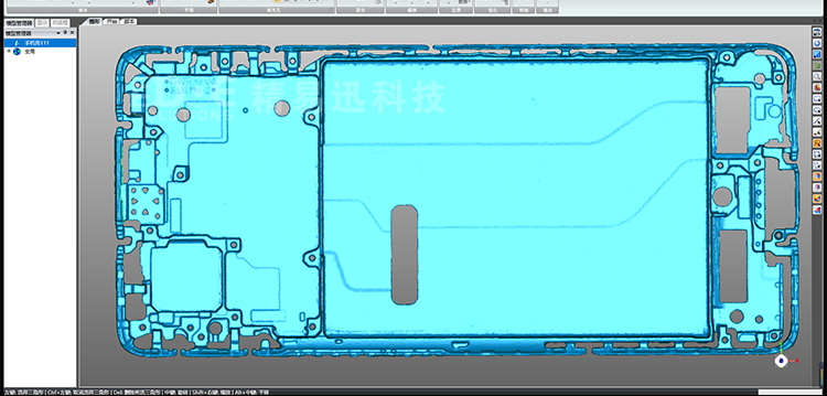 手机后盖三维尺寸测量