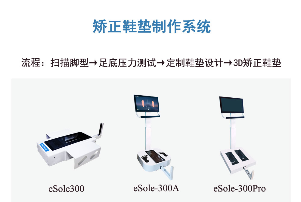 矫正鞋垫制作流程 3d打印机、雕刻机和足底三维扫描仪